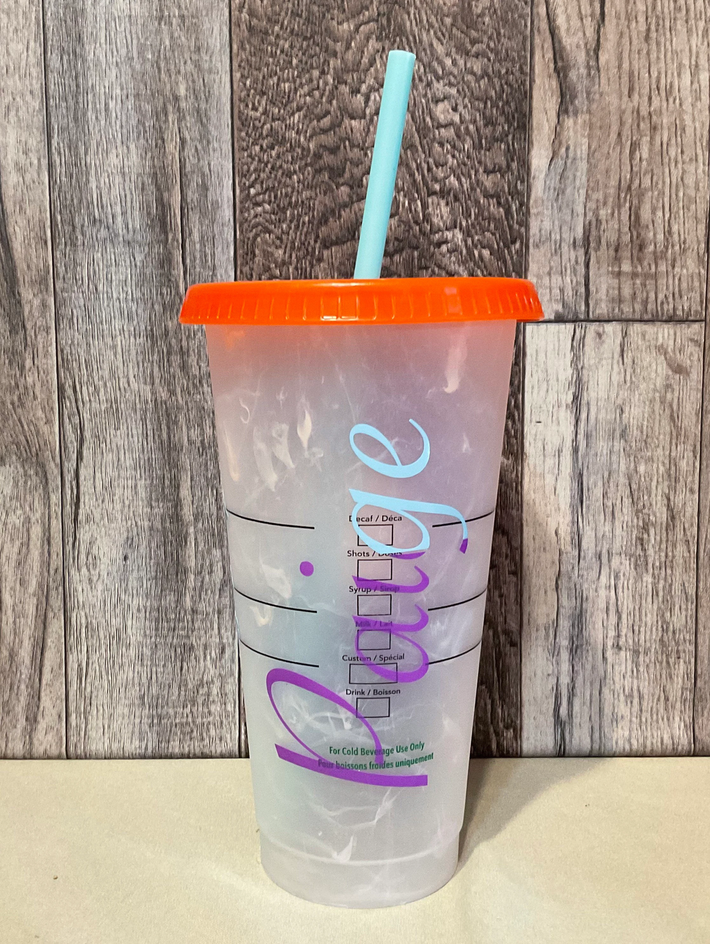 Sunflower & Butterfly Starbucks Tumbler