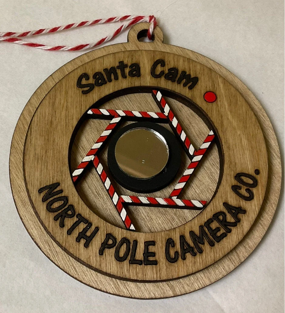 Santa Cam Ornament