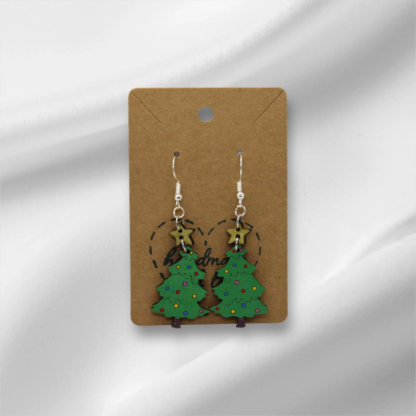 Colorful Christmas Tree Earring