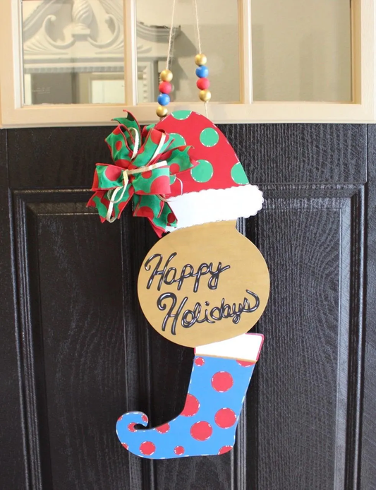 Happy Holiday Door Hanger