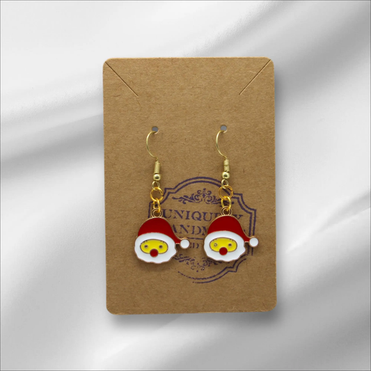 Santa Claus Face Earring