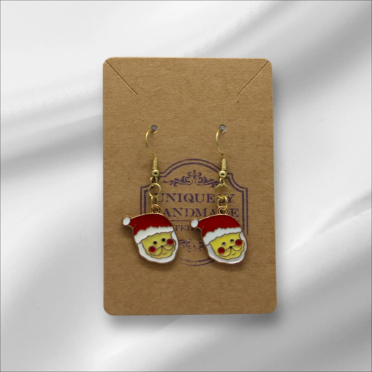 Santa Claus Face Earring