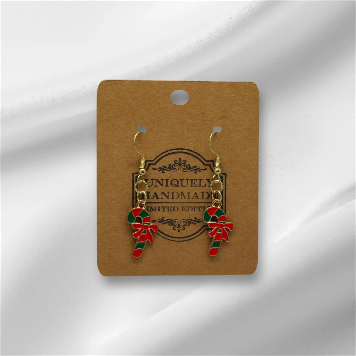 Red and Green Candy Can Earring