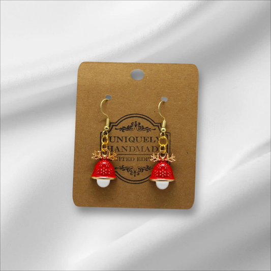 Thick Christmas Bell Earring