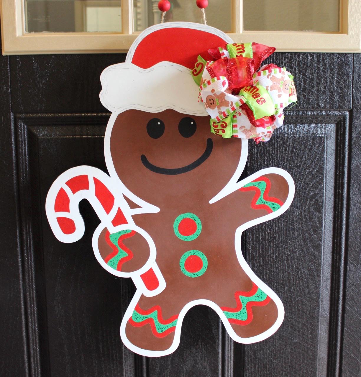 Gingerbread Man Door Hanger