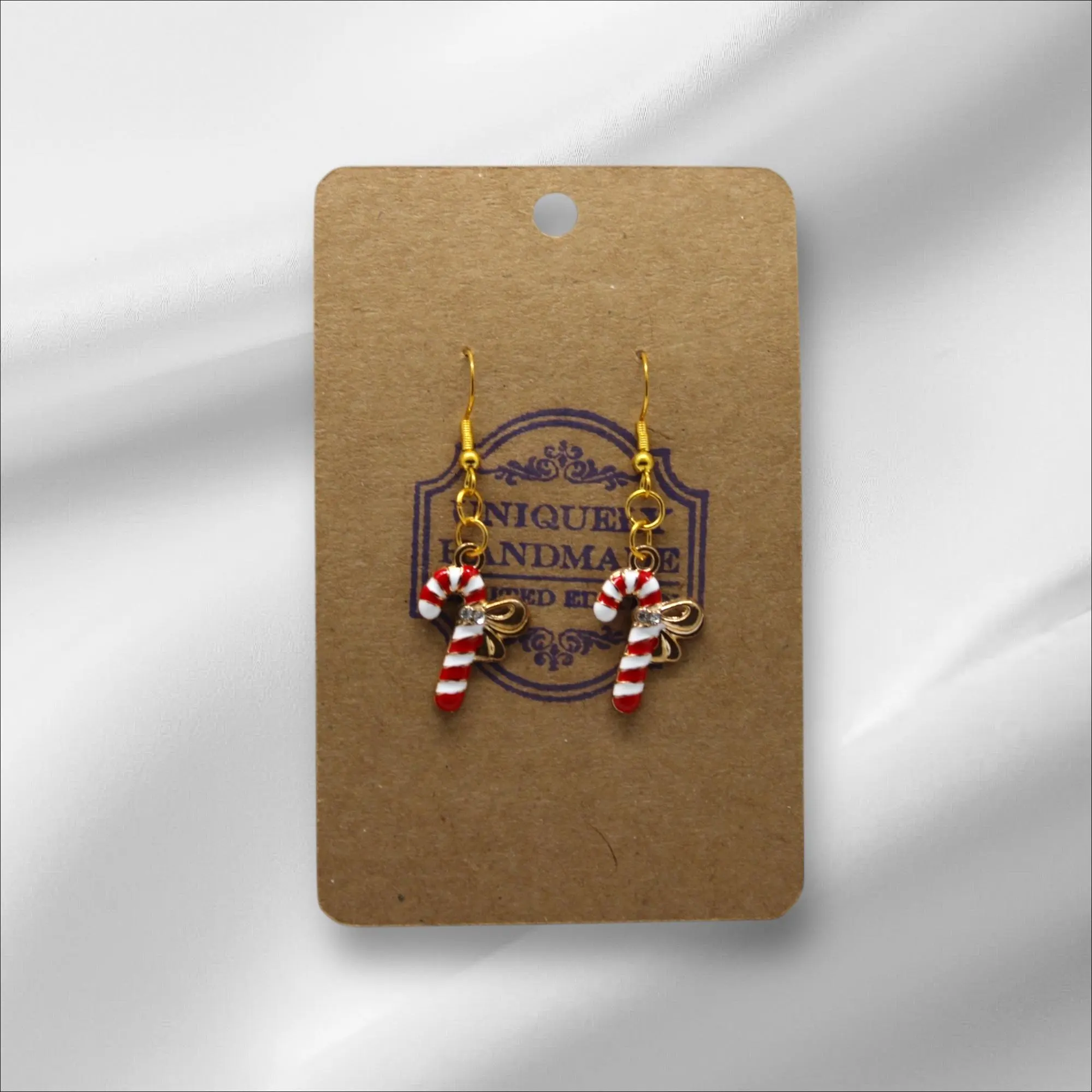 Christmas Candy Cane Earrings